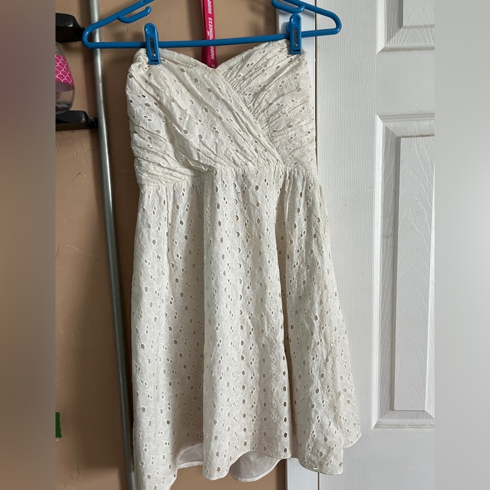 Express mini strapless dress